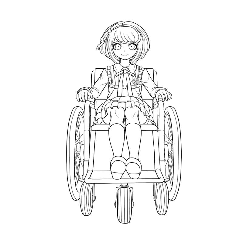 ダンガンロンパ 基本的な ぬりえ