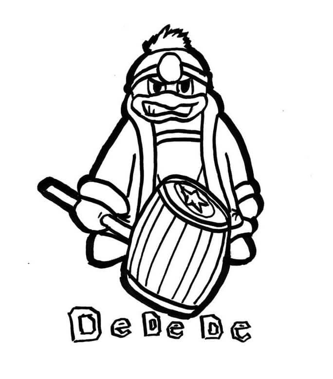 デデデ大王 画像 ぬりえ