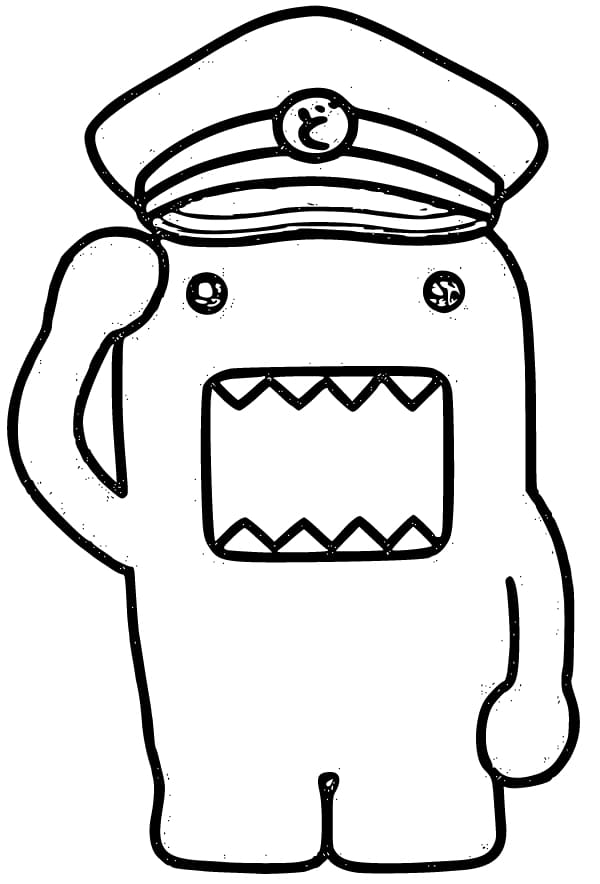 どーもくん ぬりえ ぬりえ