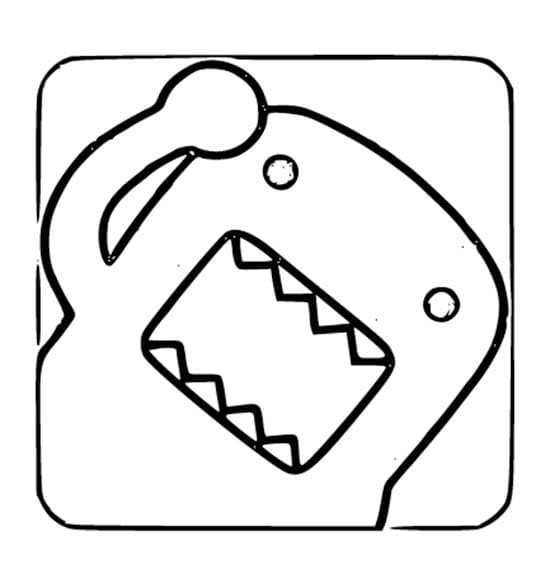 どーもくん 2 ぬりえ