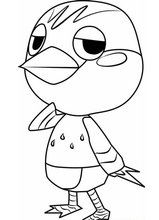 どうぶつの森シリーズ  描く 2 ぬりえ