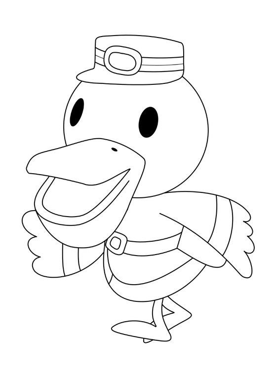 どうぶつの森シリーズ  描く 9 ぬりえ