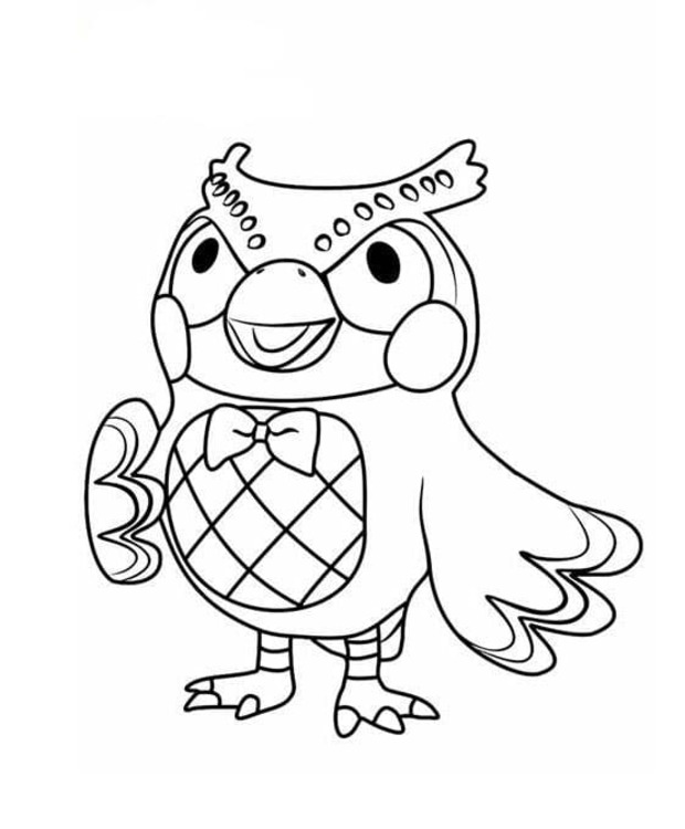 どうぶつの森シリーズ  シンプルに描く ぬりえ