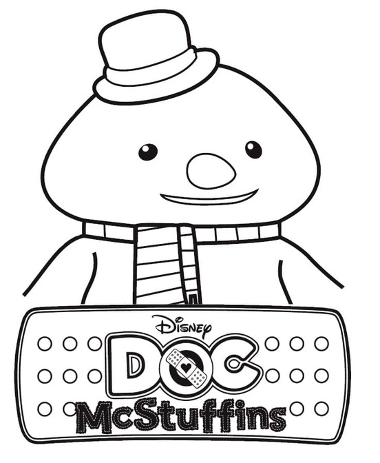 ドックはおもちゃドクター 5 ぬりえ