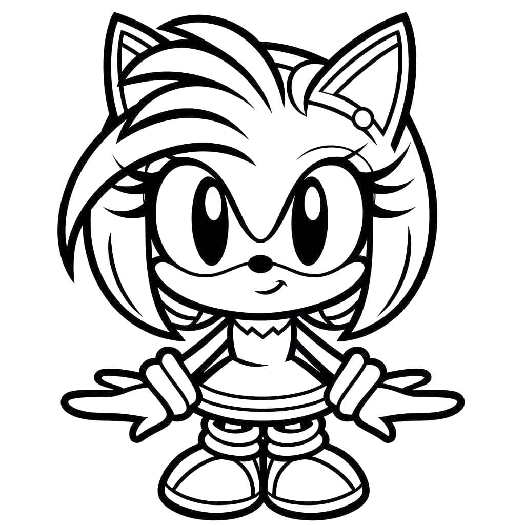 エミー・ローズ 小さい ぬりえ