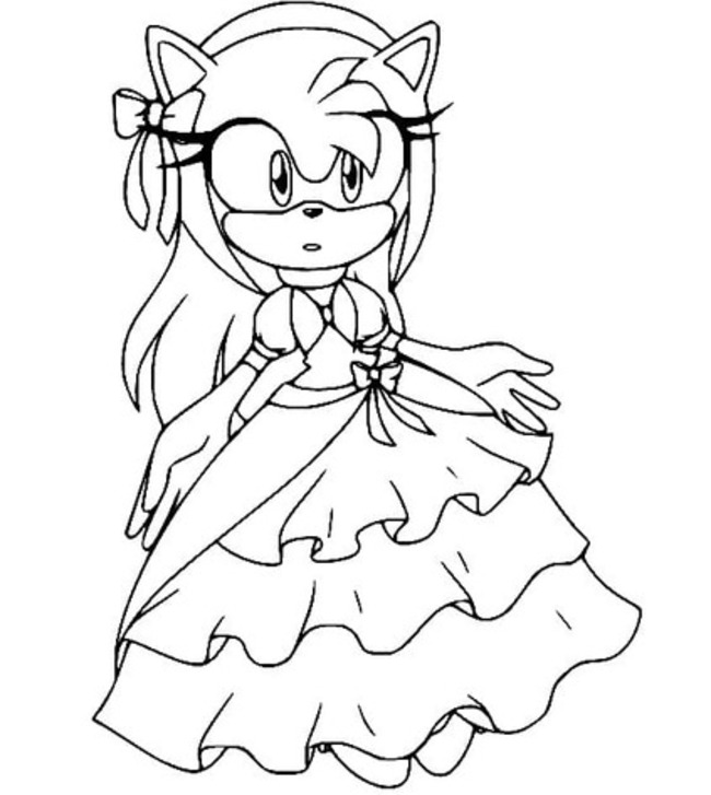 エミー・ローズ 美しい ぬりえ