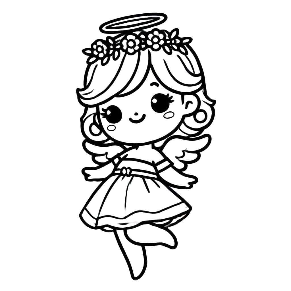 エンジェル 印刷可能な描画 ぬりえ