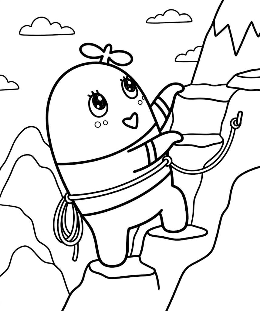 ふなっしー 印刷 ぬりえ