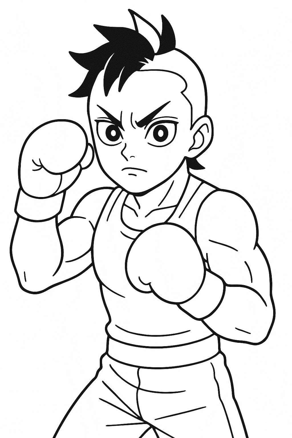 不死川玄弥 3 ぬりえ