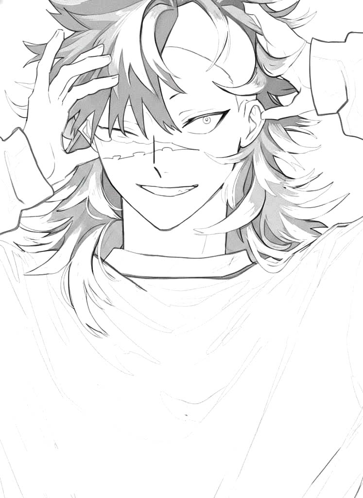 不死川玄弥 印刷 ぬりえ