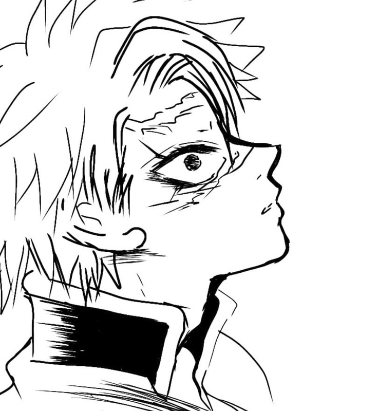 不死川実弥 簡単 ぬりえ