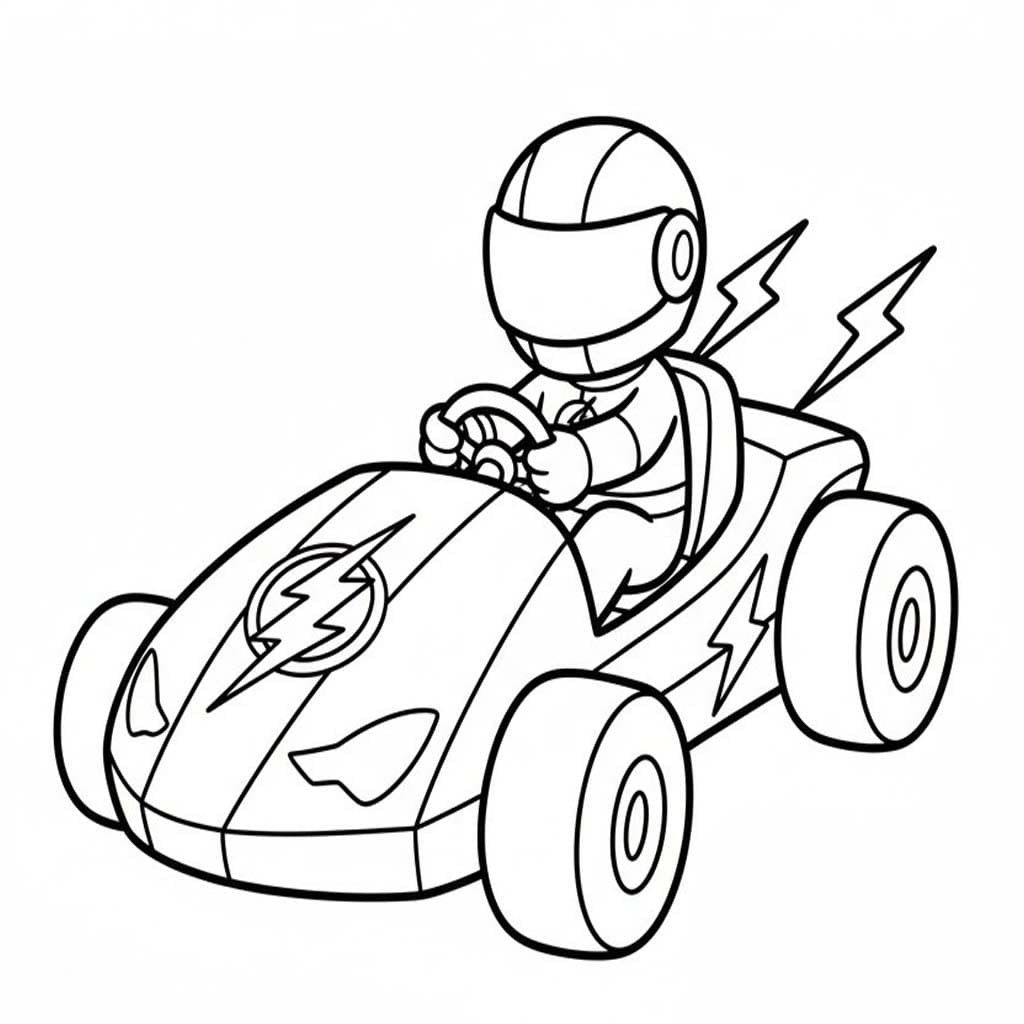 フラッシュ 2 ぬりえ