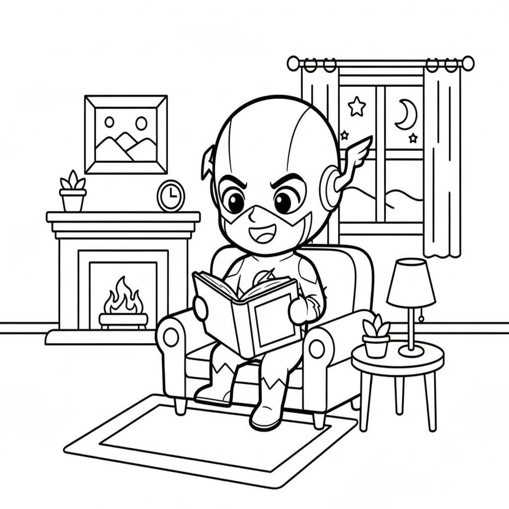 フラッシュ 印刷可能 ぬりえ