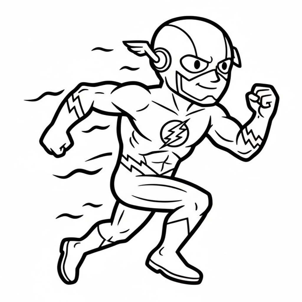 フラッシュ 無料で印刷可能 ぬりえ