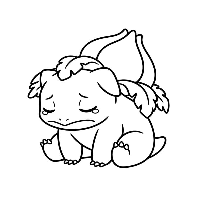 フシギソウ 画像 ぬりえ