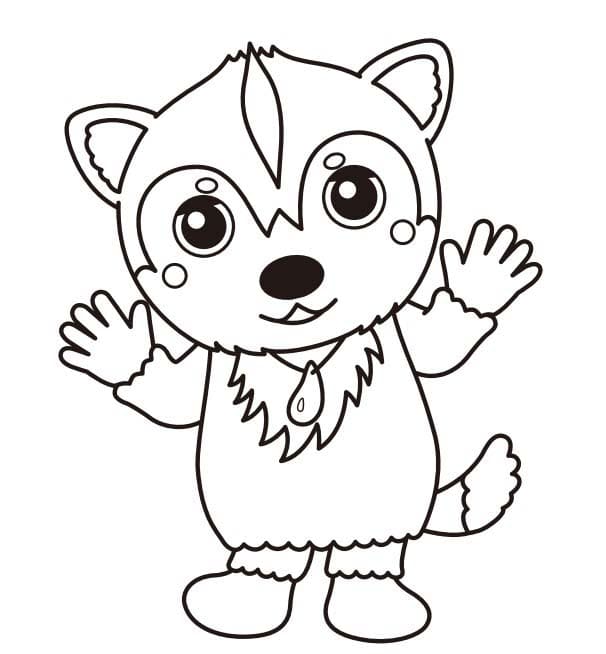 ガラピコぷ 12 ぬりえ
