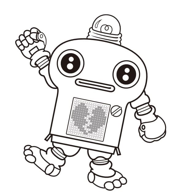 ガラピコぷ 13 ぬりえ