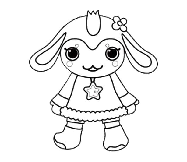ガラピコぷ 6 ぬりえ