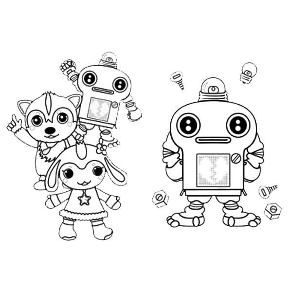 ガラピコぷ 8 ぬりえ