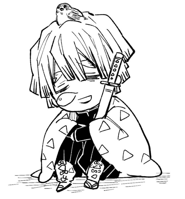 画像 あがつまぜんいつ 基本的な ぬりえ