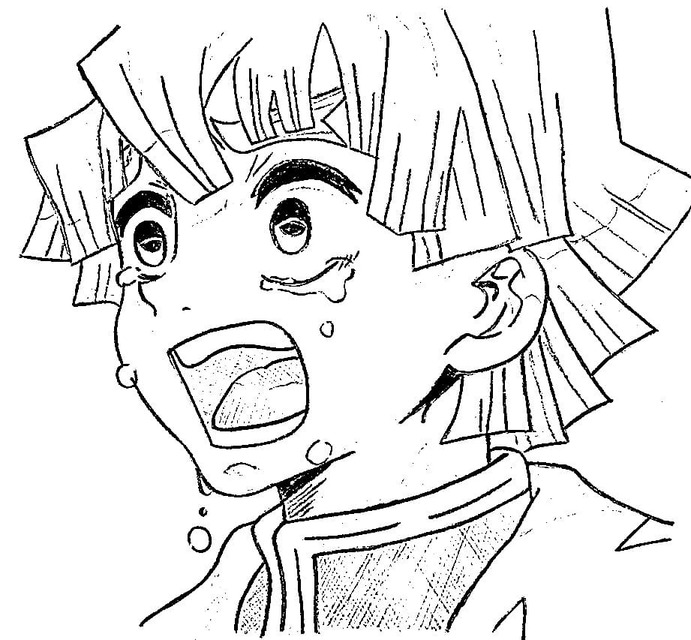 画像 我妻善逸 印刷可能 ぬりえ