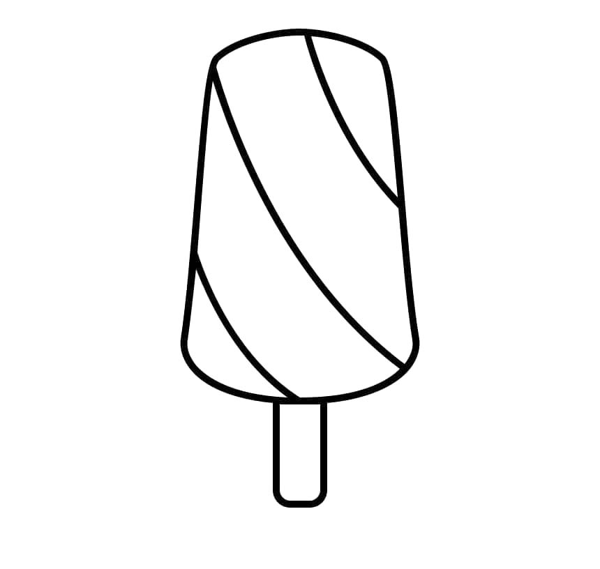 画像 アイスキャンディー 印刷 ぬりえ