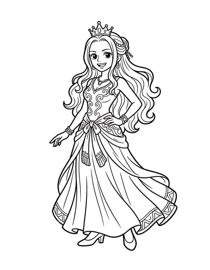 画像 アニメプリンセス 印刷 ぬりえ