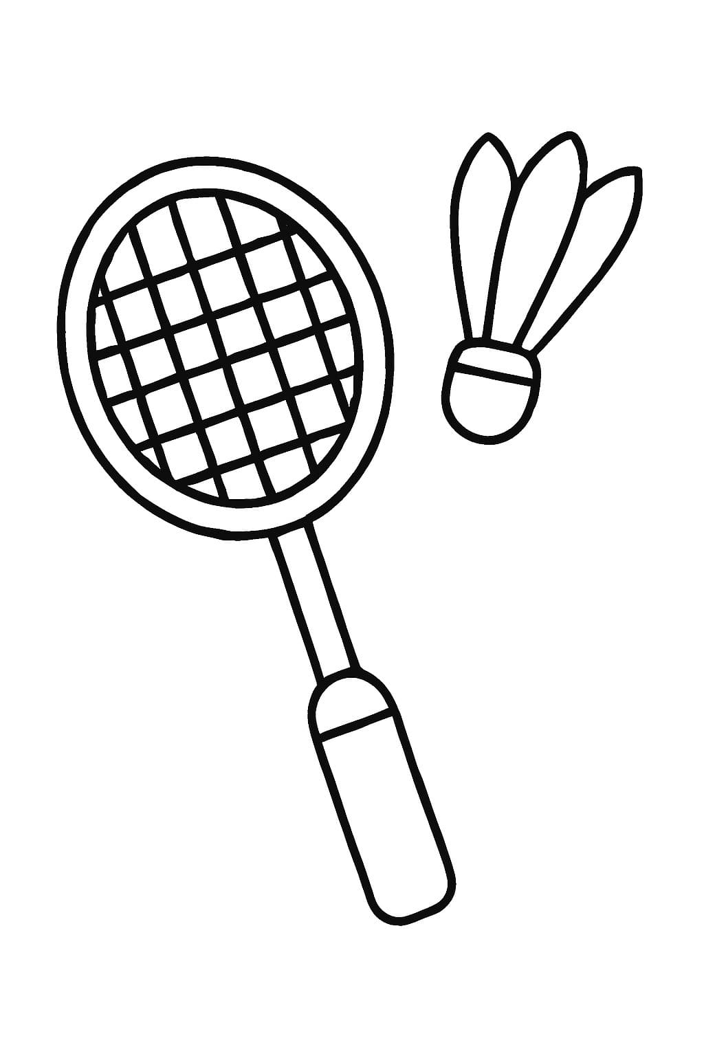 画像 バドミントン 印刷 ぬりえ