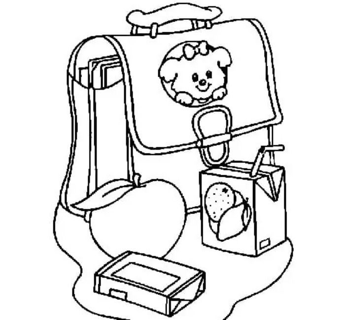 画像 バックパック 印刷可能 ぬりえ