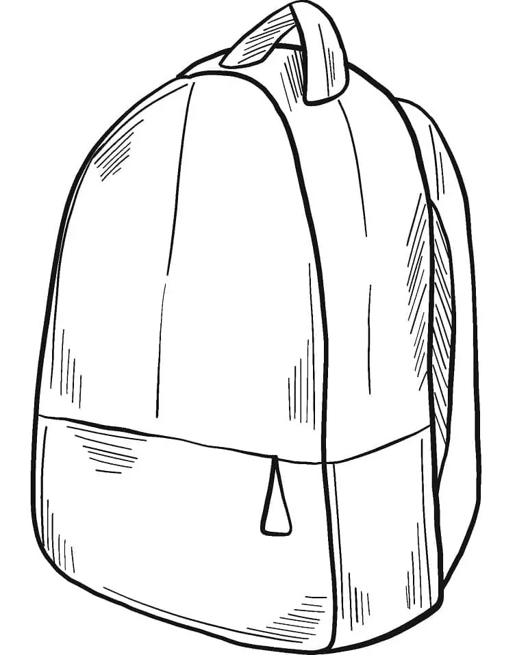 画像 バックパック ぬりえ