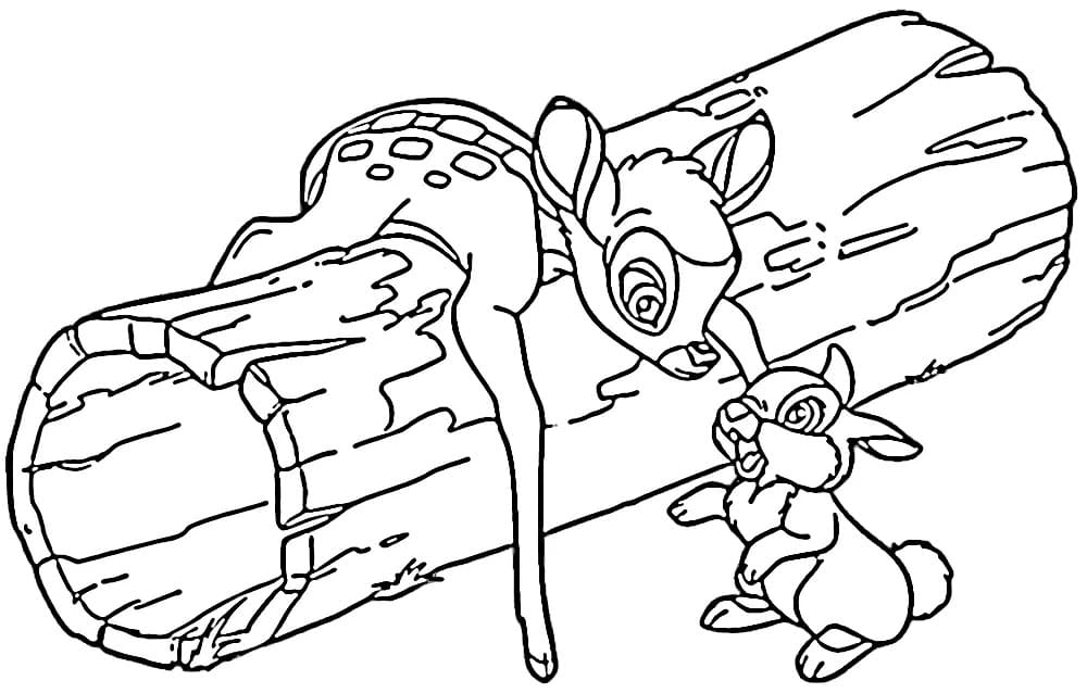 画像 バンビ印刷可能 ぬりえ