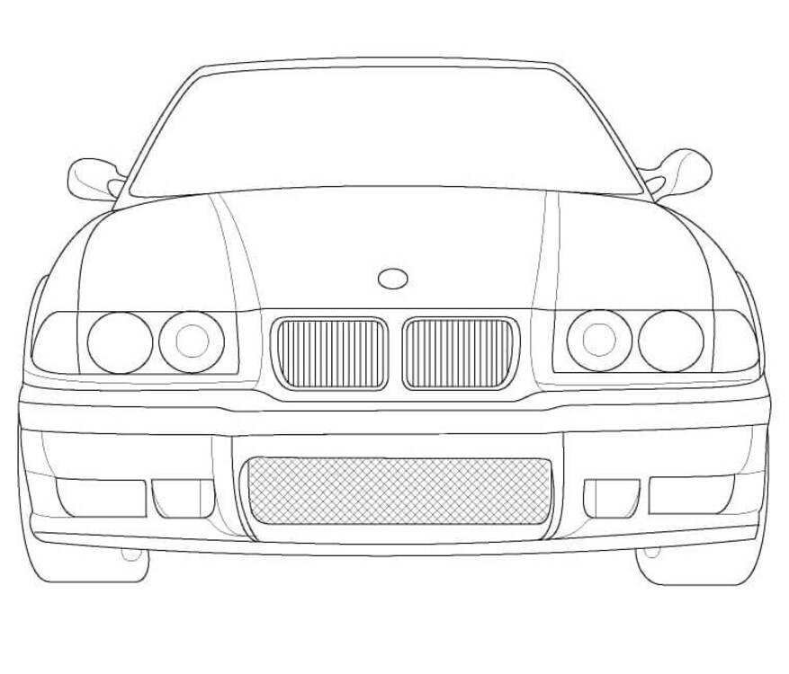 画像 BMW 印刷 ぬりえ