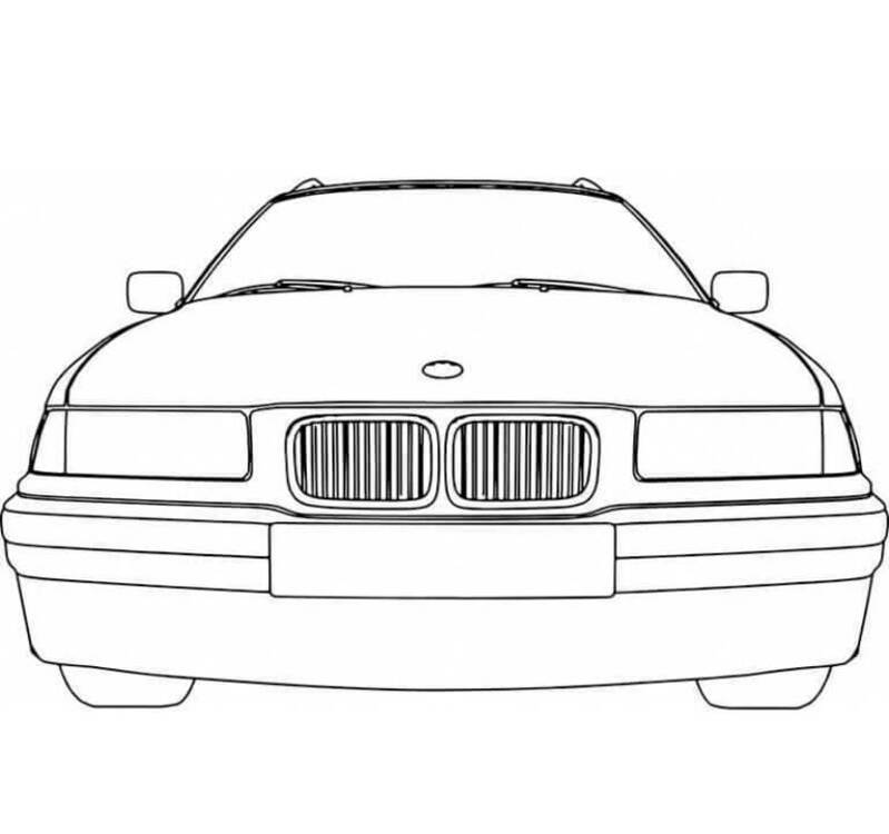 画像 BMW 無料で ぬりえ