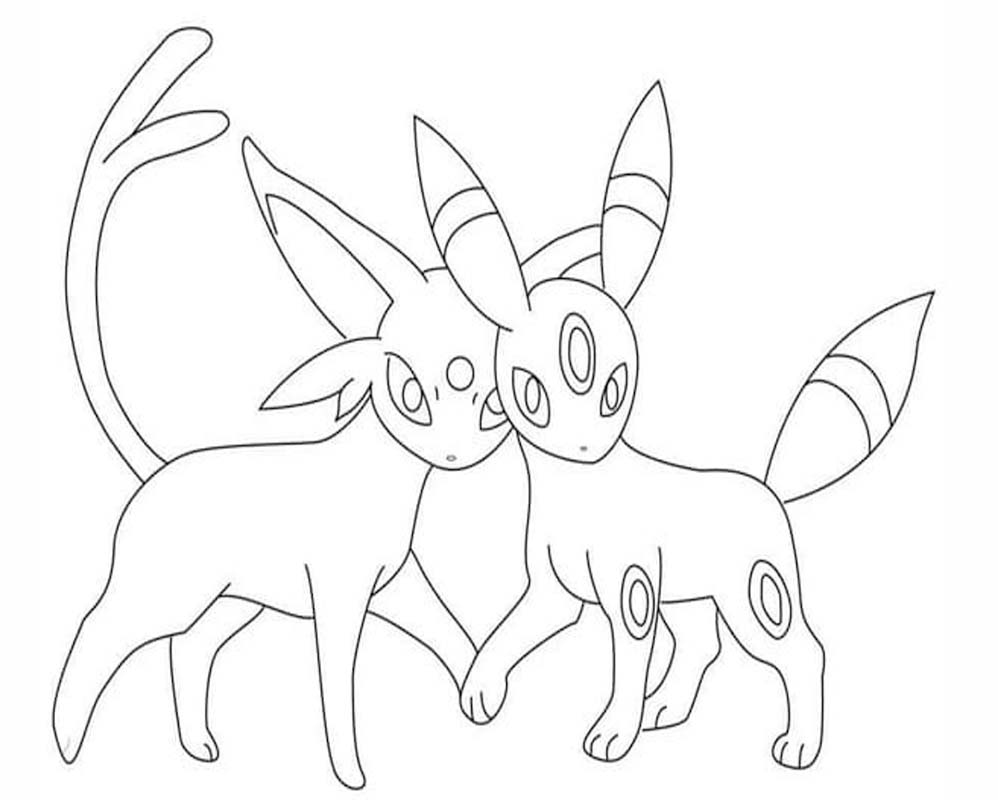 画像 ブラッキー 無料で印刷可能 ぬりえ