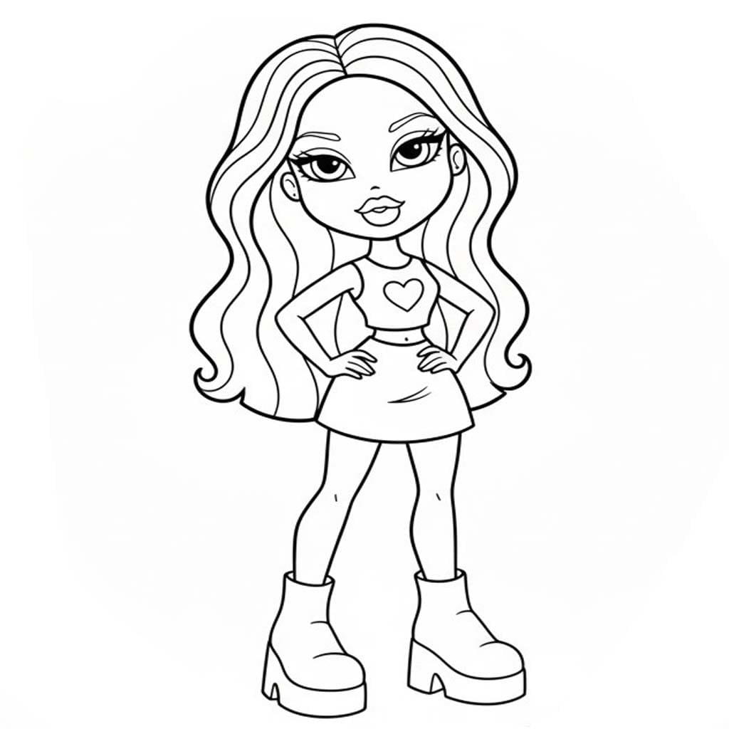 画像 ブラッツ 印刷可能 ぬりえ