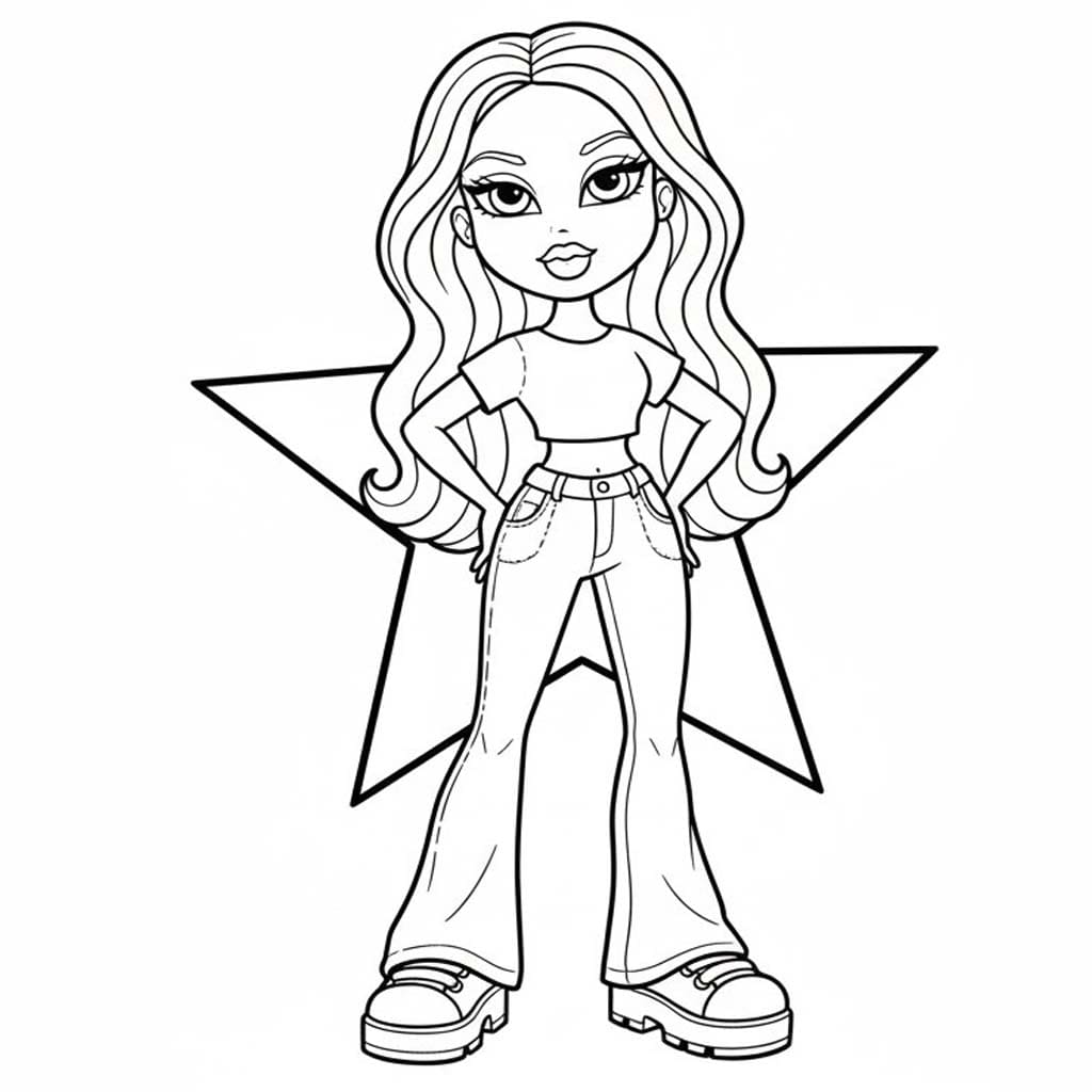 画像 ブラッツ 印刷 ぬりえ