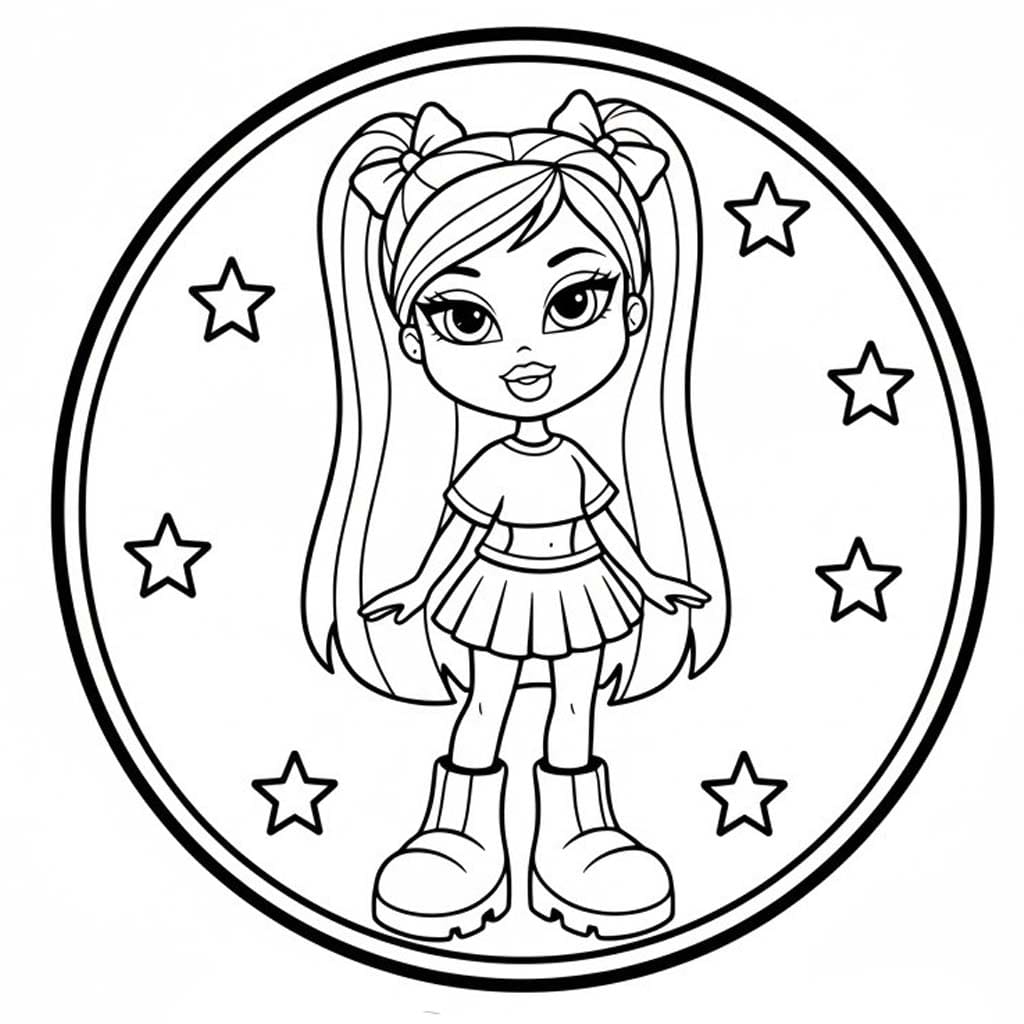 画像 ブラッツ 簡単 ぬりえ