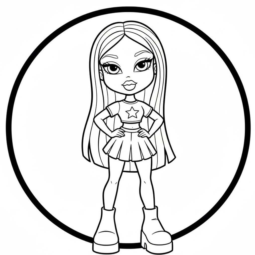 画像 ブラッツ 無料で ぬりえ