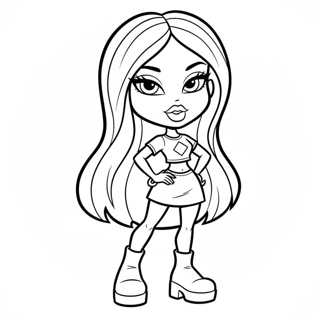 画像 ブラッツ 無料 ぬりえ