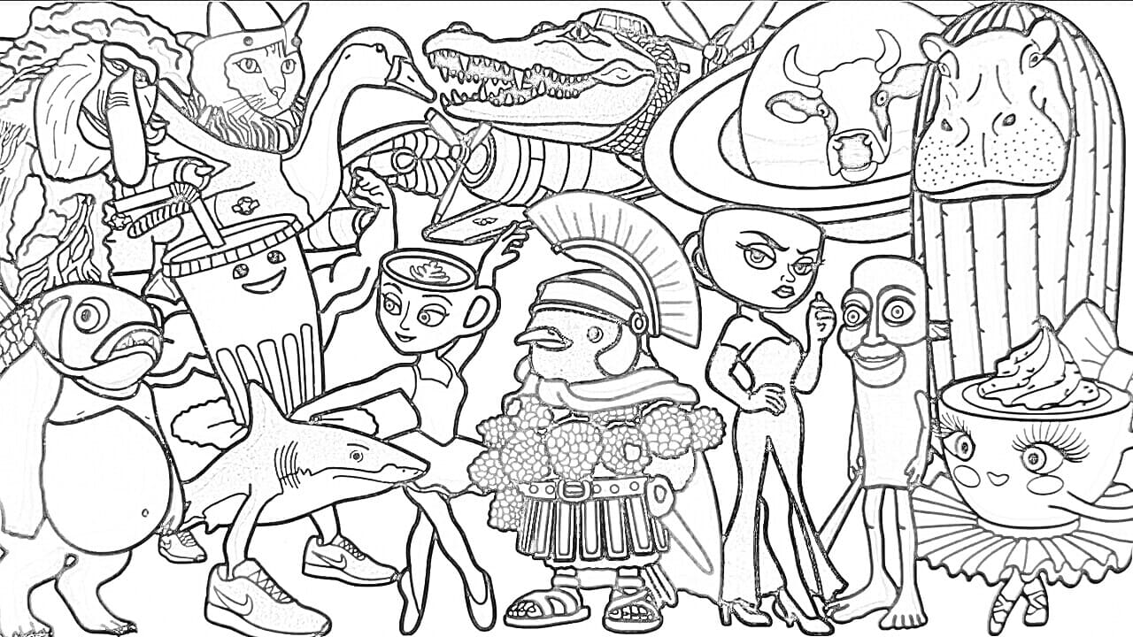 画像 ブレインロット 印刷 ぬりえ