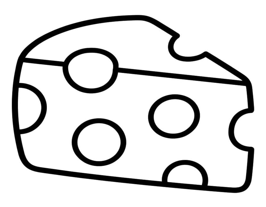 画像 チーズ 無料で印刷可能 ぬりえ