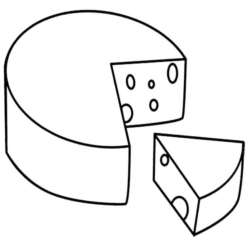画像 チーズ ぬりえ