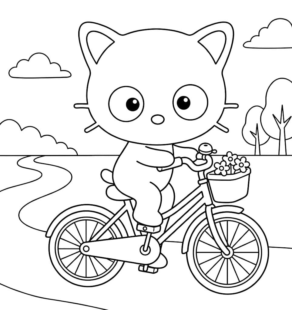 画像 チョコキャット 印刷 ぬりえ