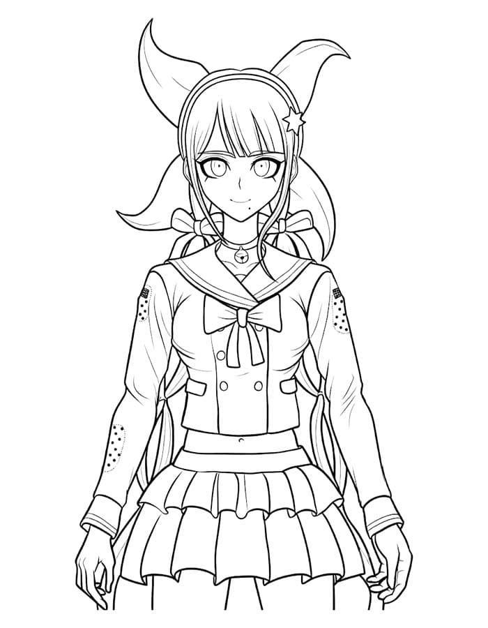 画像 ダンガンロンパ 基本的な ぬりえ