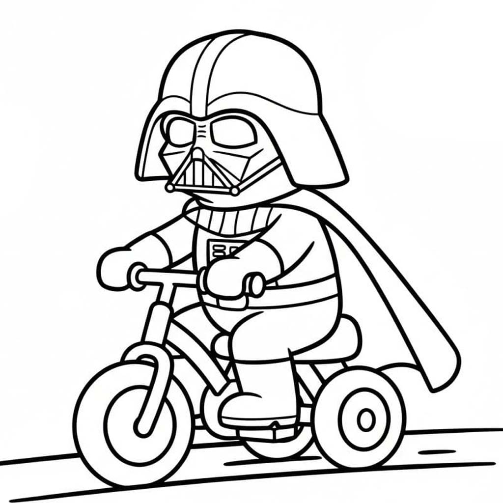 画像 ダース・ベイダー 無料で ぬりえ