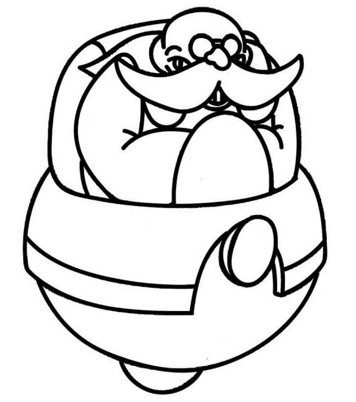 画像 ドクター・エッグマン 印刷 ぬりえ