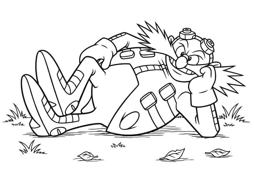 画像 ドクター・エッグマン 無料で印刷可能 ぬりえ