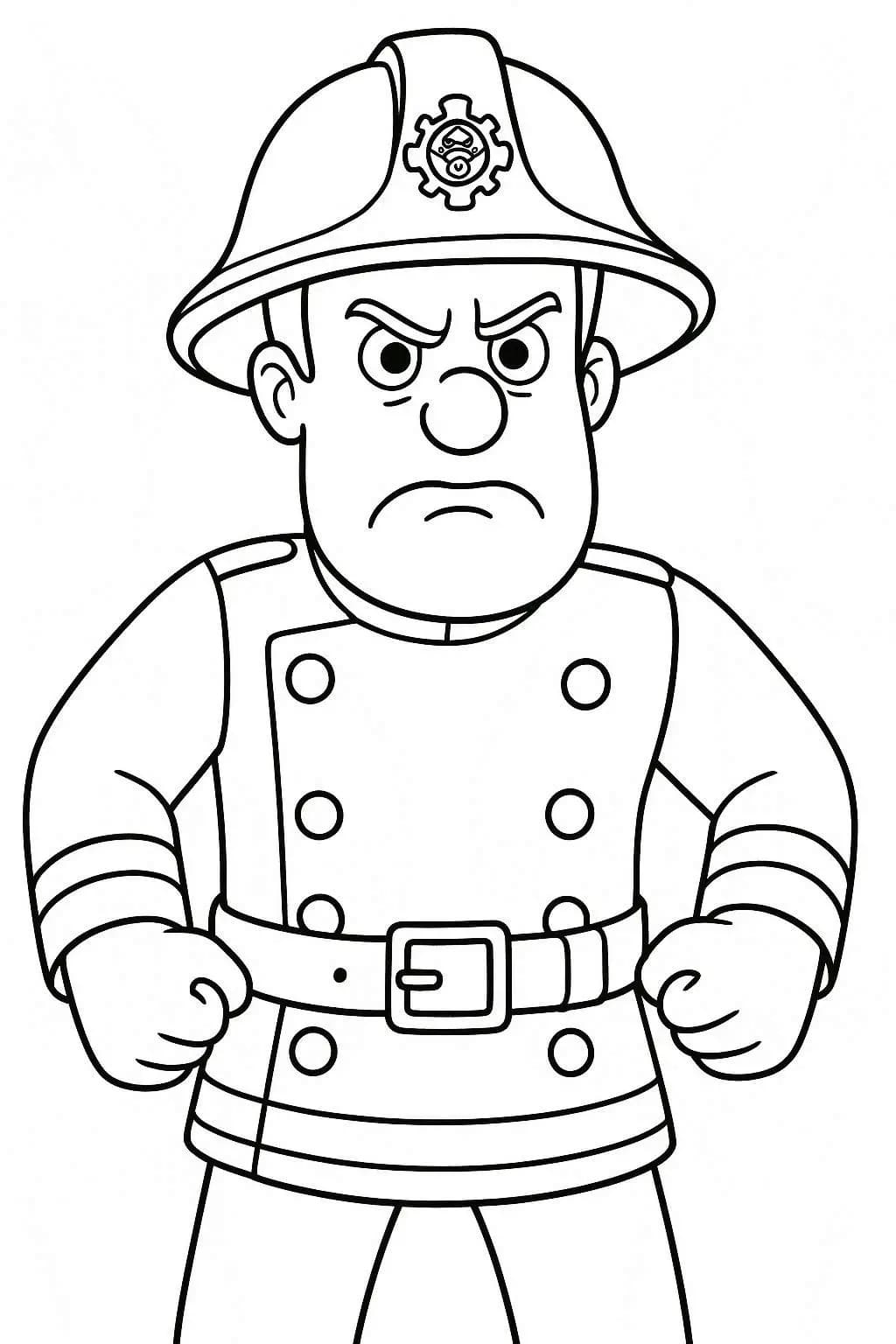 画像 ファイヤーマンサム 印刷可能 ぬりえ