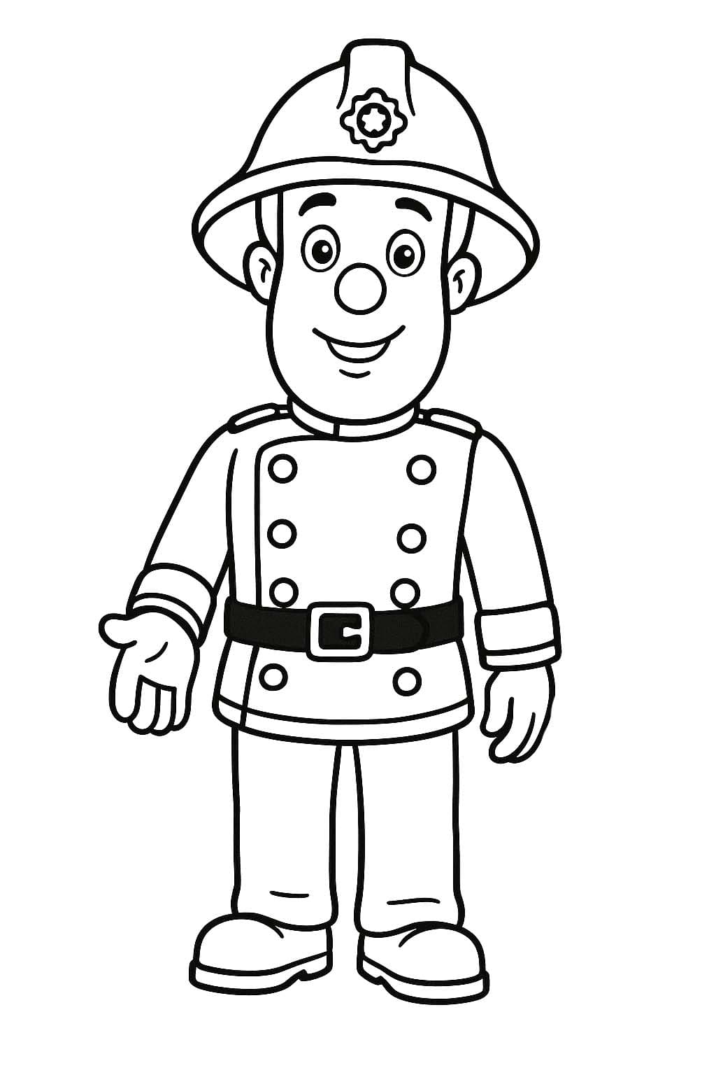 画像 ファイヤーマンサム 無料で印刷可能 ぬりえ