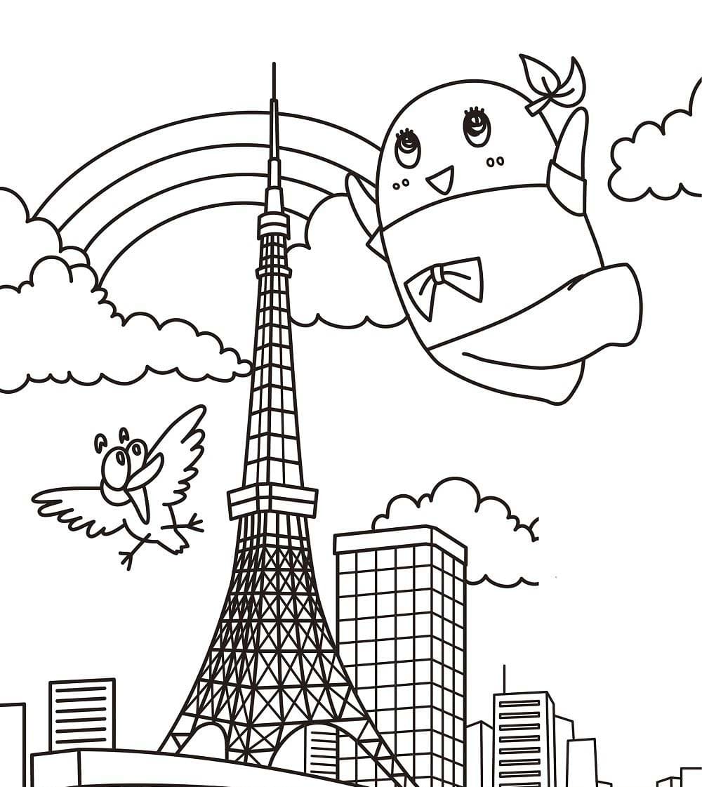 画像 ふなっしー 印刷 ぬりえ